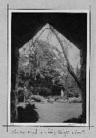 from inside the chapel