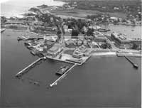 aerial view of Woods Hole