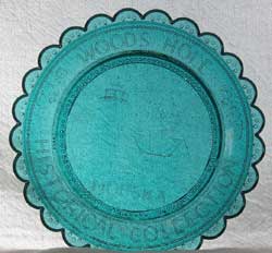 cup plate - teal