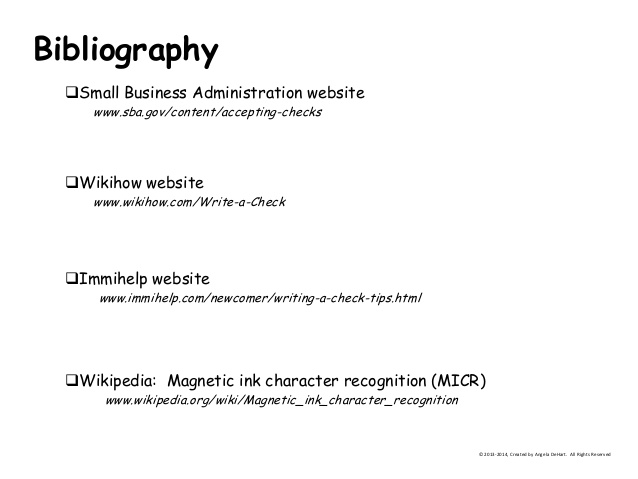 Bibliography of websites