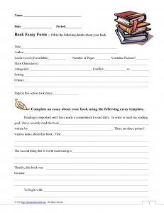 Book reports for middle school students