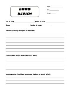 Book Review Template College from woodsholemuseum.org