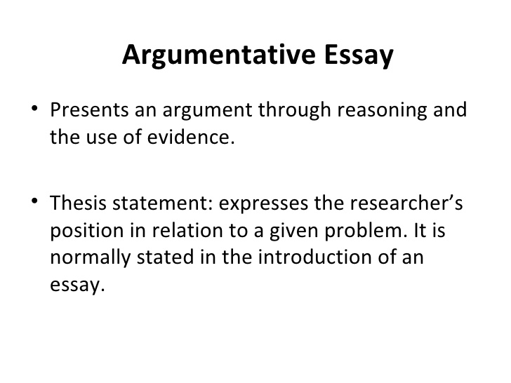 Essay types examples