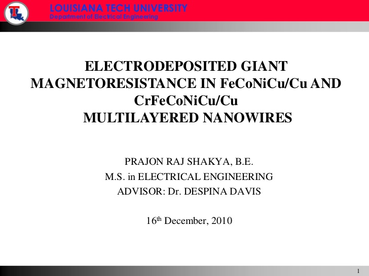 Dissertation defense presentation