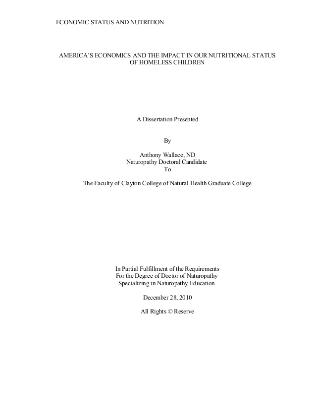 Dissertation doctoral