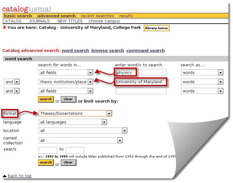 Electronic dissertations