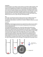 Enzymes lab report