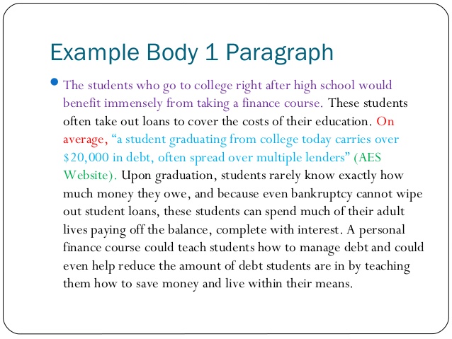 Essay writing for high school students