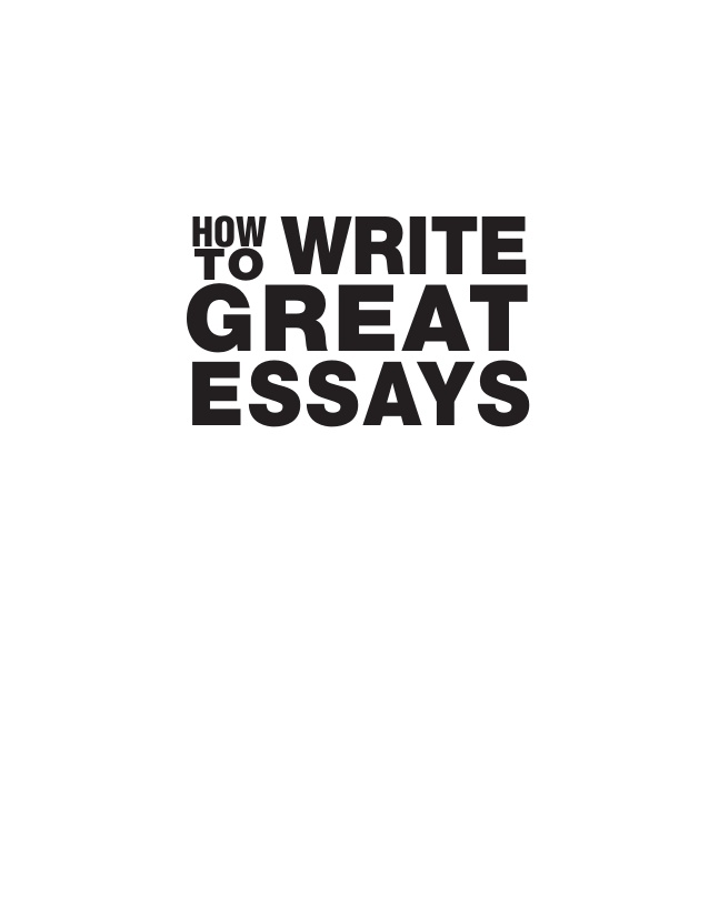 Great essays