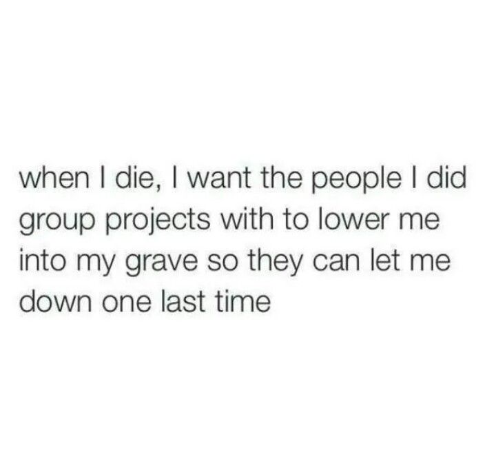 Group projects suck