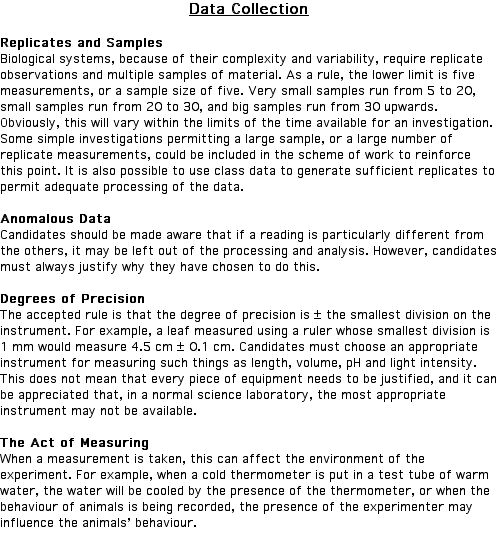 Ib biology lab report