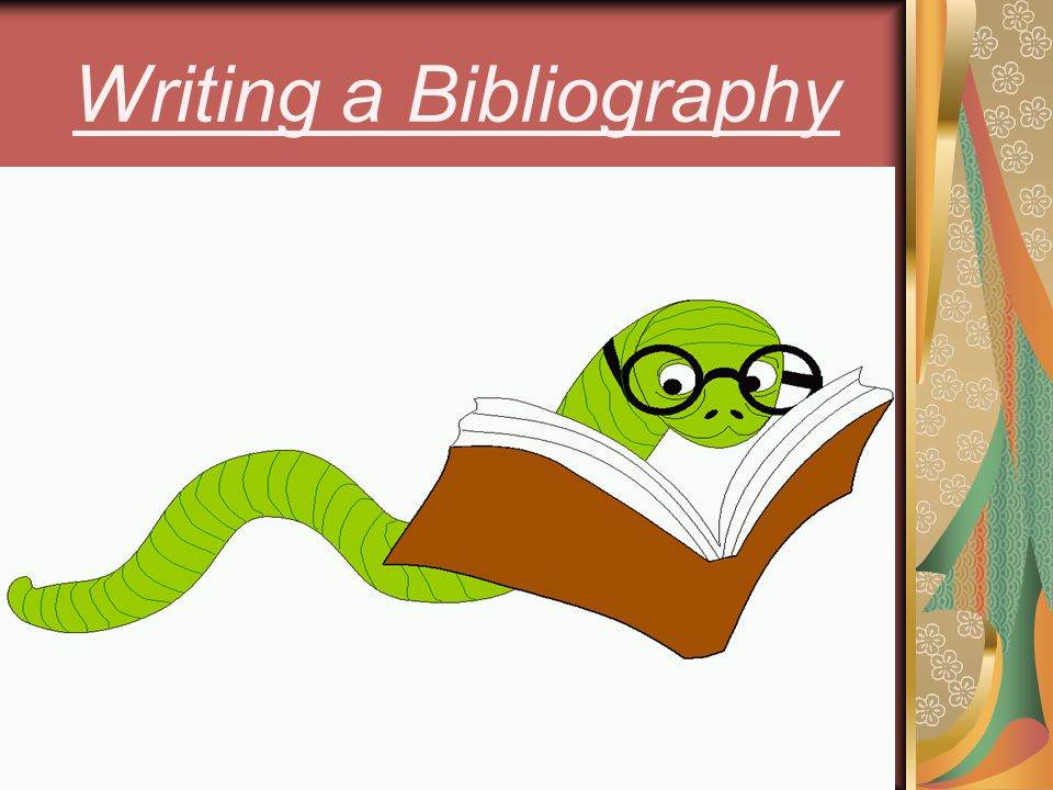 Is a bibliography