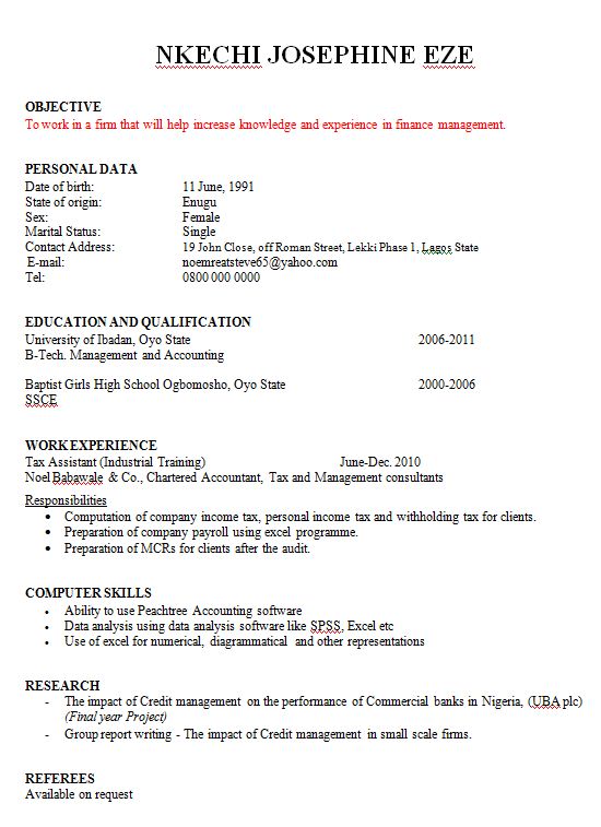 My cv