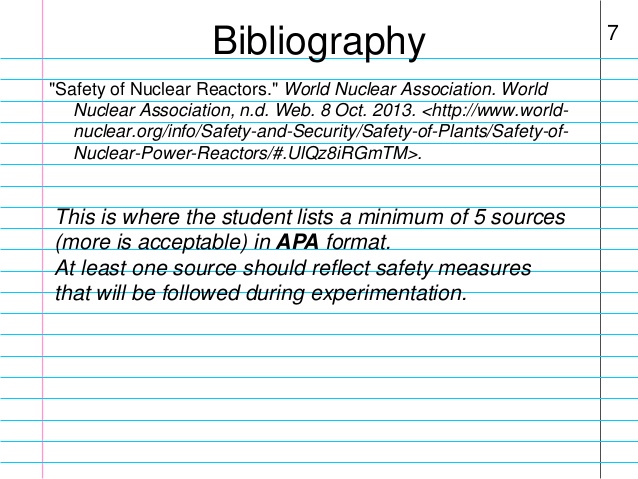 Project bibliography