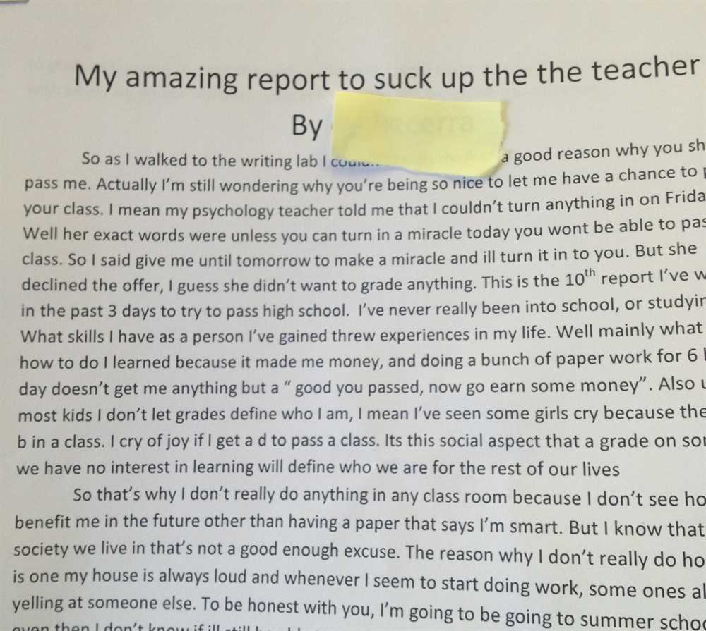 The best essay