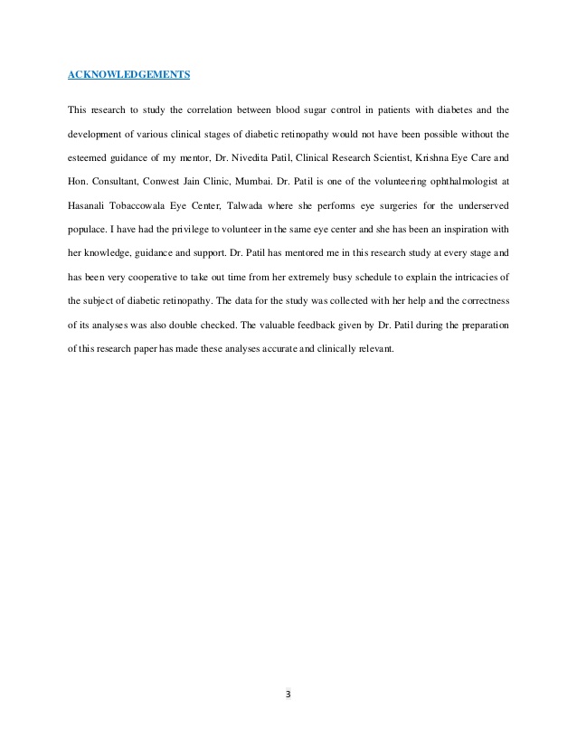 Thesis research paper