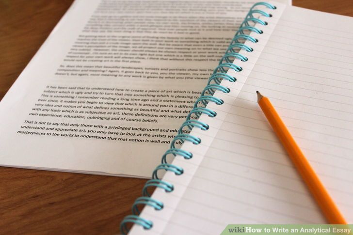 Write an analytical essay