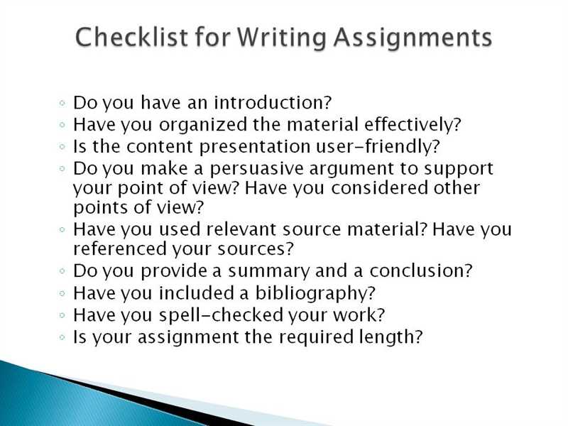 Write an assignment for me