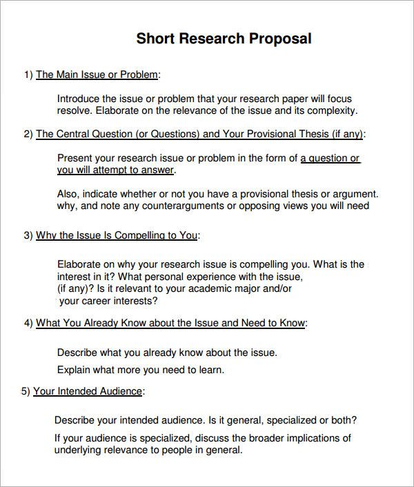 How To Write A Research Proposal Abstract Example