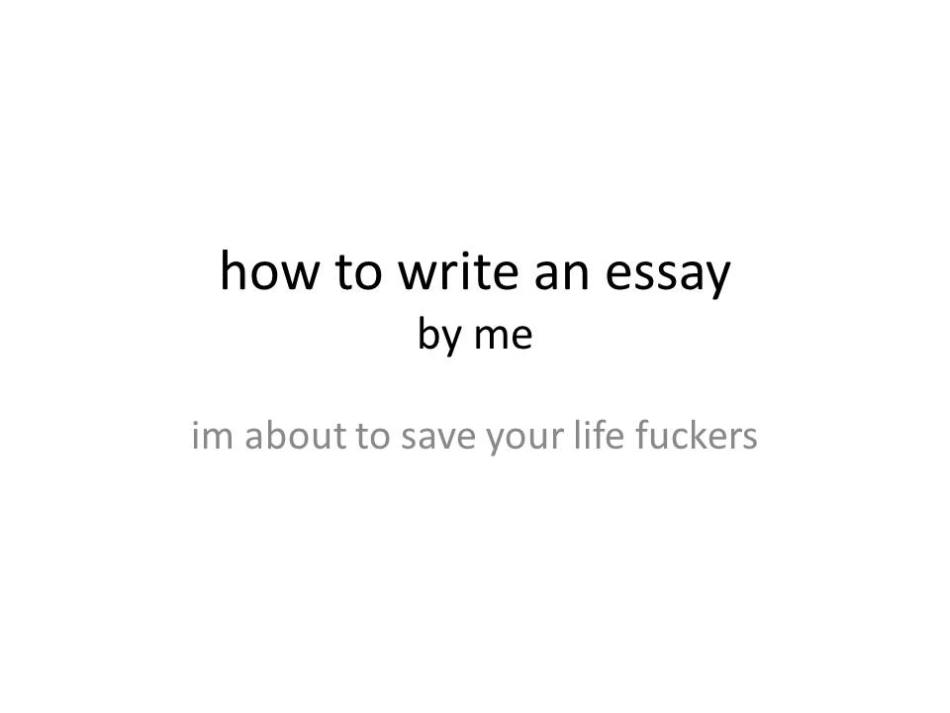 Writing essays online