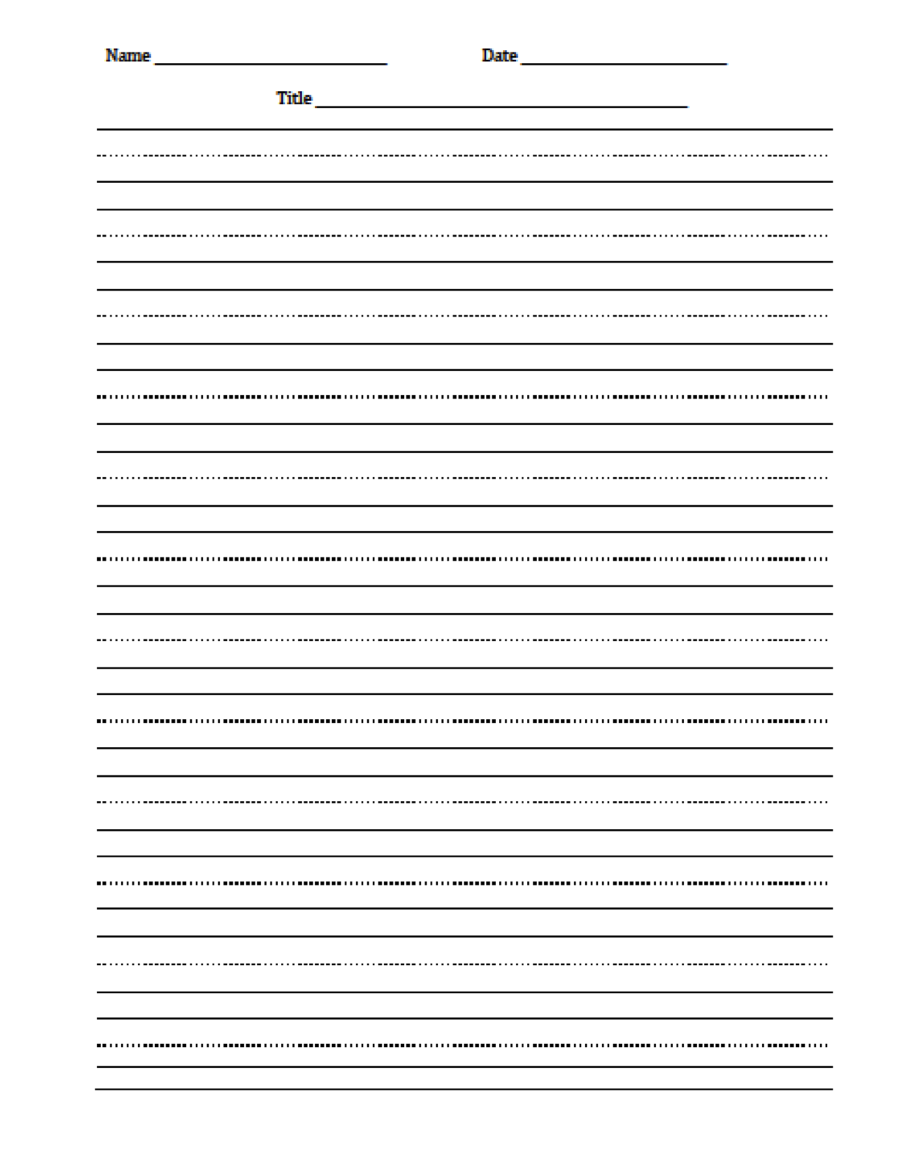 copywork manuscript paper printable