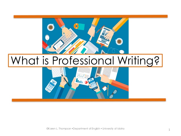 Writing professional