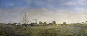 Wods Hole Waterfront, 1870
