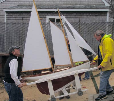 Debroah arrives in Woods Hole