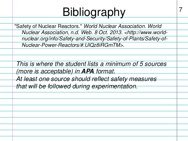 How To Write A Bibliography For A School Project