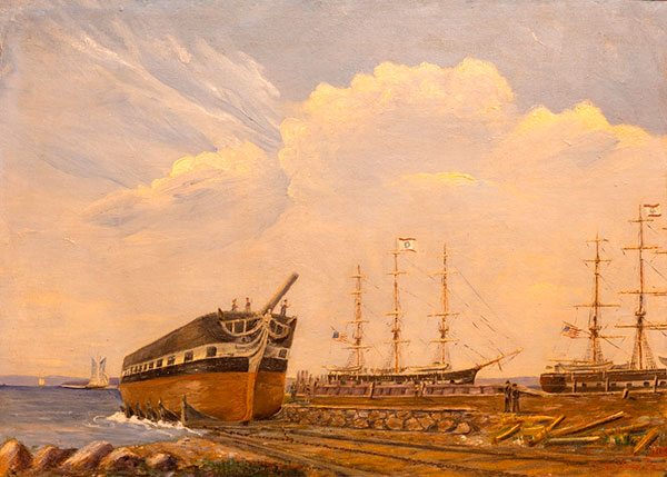 Launching of the "Commodore Morris