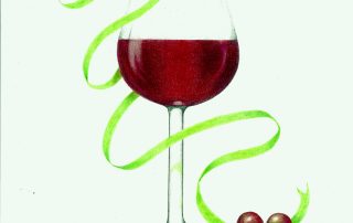 J Child wine glass