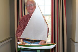 Ed with model boat